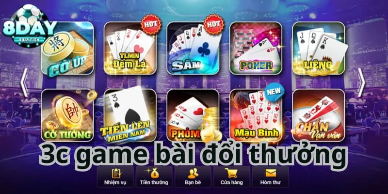 Giới thiệu khái quát 3c game bài đổi thưởng
