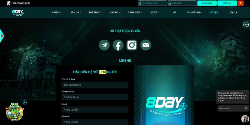 Lưu ý quan trọng không thể bỏ qua khi đăng nhập 8Day