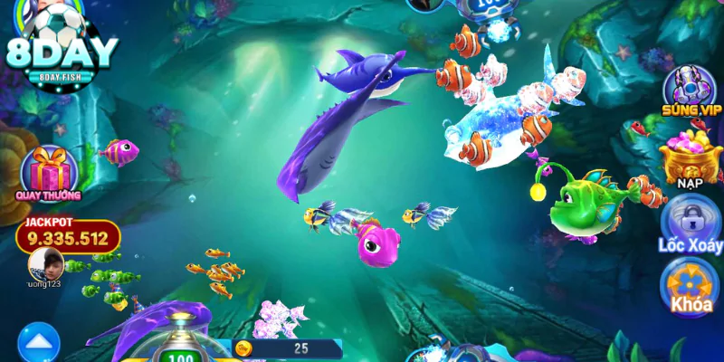 Thực hiện tăng đạn với số lượng cá lớn